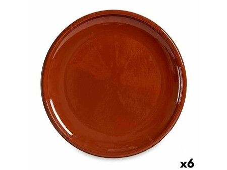 Garnek 1130 Terakota 30 x 3 x 30 cm Mięso (6 Sztuk)