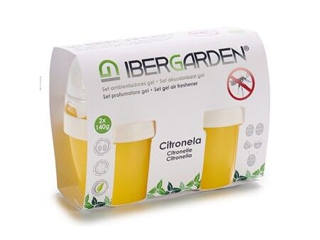 Zestaw odświeżaczy powietrza Ibergarden 1165 Citronella Żel (24 Sztuk)