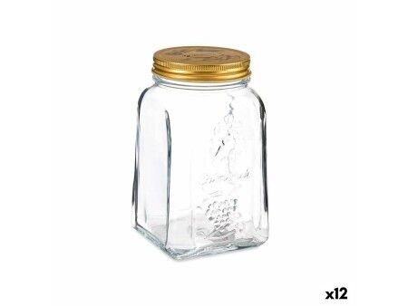 Soik Pasabahce Homemade Przezroczysty Złoty 1 L (12 Sztuk)