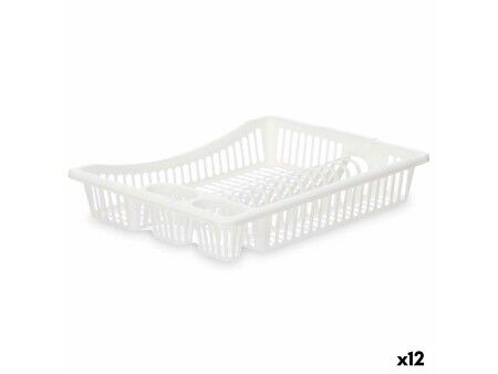 Ociekacz do Naczyń Kinvara YMA04 1095 01 Biały 45,5 x 8 x 36,5 cm (12 Sztuk)