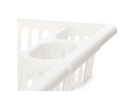 Ociekacz do Naczyń Kinvara YMA04 1095 01 Biały 45,5 x 8 x 36,5 cm (12 Sztuk)