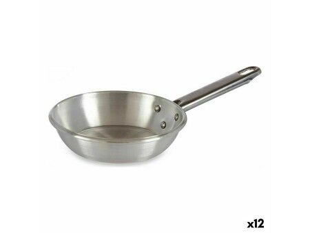 Patelnia Kinvara 100118 Srebrzysty Aluminium Ø 14 cm (12 Sztuk)