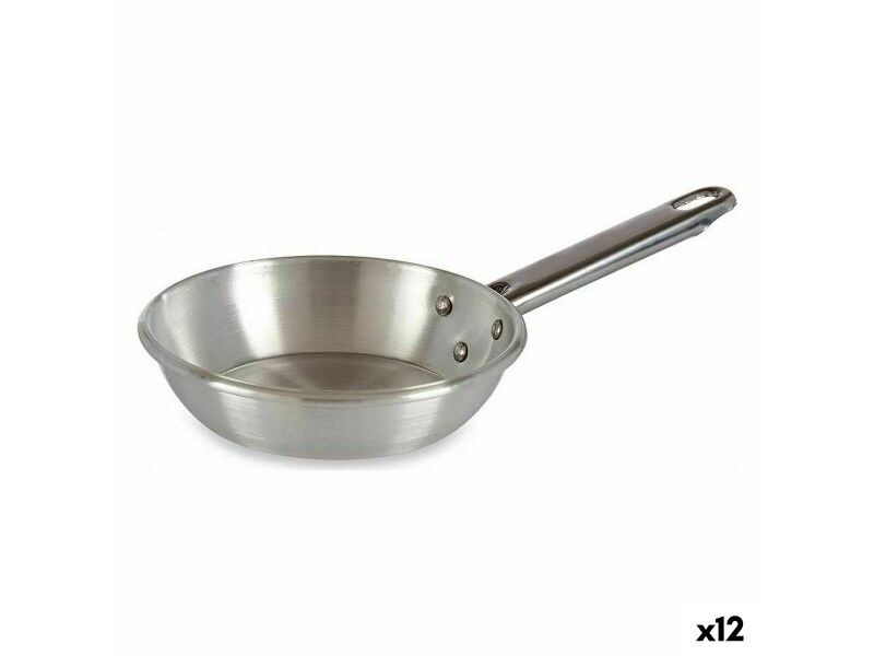 Patelnia Kinvara 100118 Srebrzysty Aluminium Ø 14 cm (12 Sztuk)