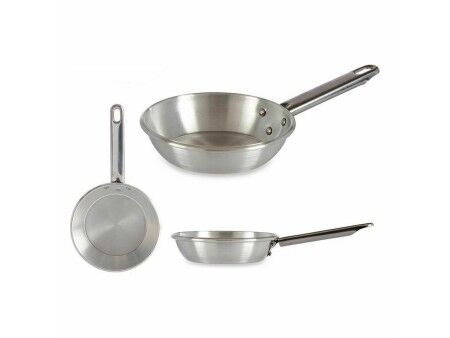 Patelnia Kinvara 100118 Srebrzysty Aluminium Ø 14 cm (12 Sztuk)