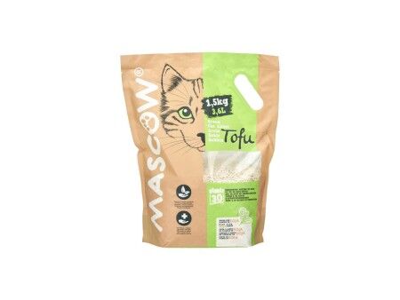 Piasek dla Kota 1,5 Kg Soi Biały (8 Sztuk)