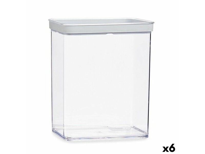 Soik Przezroczysty Silikon polistyrenu ABS 3,3 L 10,5 x 23,7 x 21 cm (6 Sztuk)