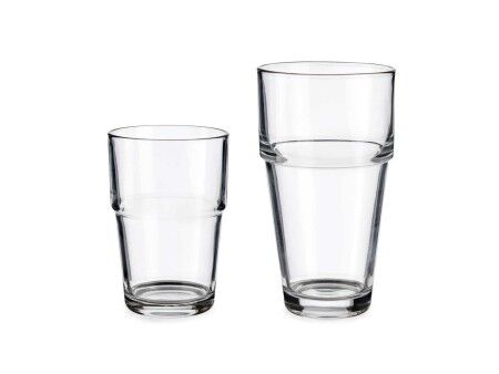 Zestaw kieliszków Vivalto S12176/BHA Przezroczysty Szkło 260 ml 370 ml (4 Sztuk)
