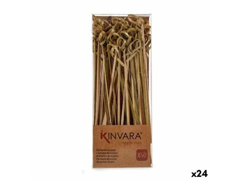 Bambusowe pałeczki Kinvara SJ3485 Nudo (24 Sztuk)