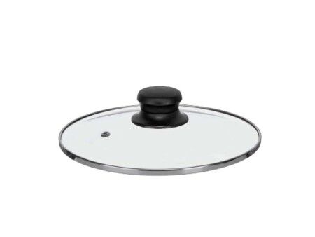 Pokrywna na Garnek Kinvara CN-SW1304-20CM Przezroczysty Srebrzysty Szkło 20 cm (12 Sztuk)