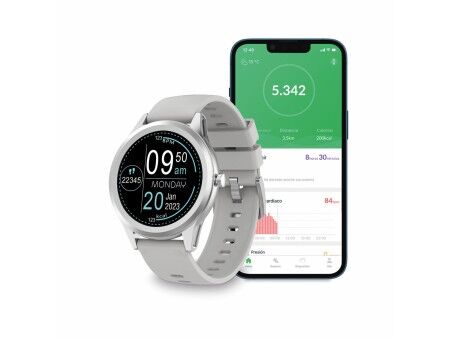Smartwatch KSIX Globe Srebrzysty
