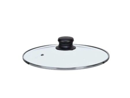 Pokrywna na Garnek Kinvara CN-SW1304-22CM Przezroczysty Srebrzysty Szkło 22 cm (12 Sztuk)