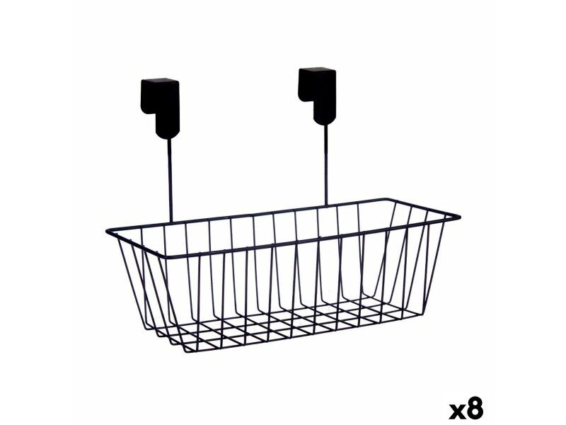 Suszarka Kuchenna Kinvara W6692P PDQ Czarny Żelazo 28 x 12 x 9 cm (8 Sztuk)