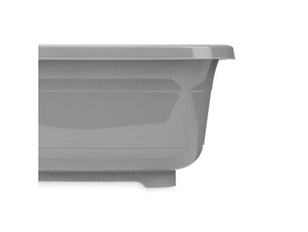Plastikowa Miska Kinvara 03 1071 Szary Plastikowy 11 L (12 Sztuk)