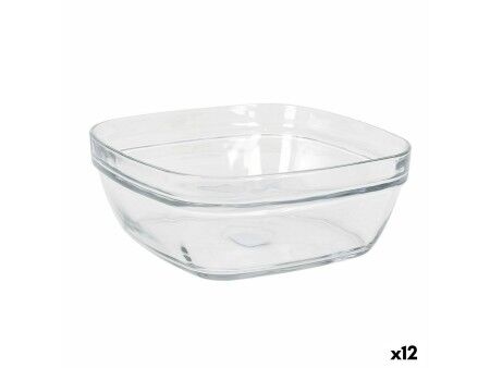 Miska do Sałatki Duralex Lys Układane w stosy 2 L 20 x 20 x 8 cm (12 Sztuk)