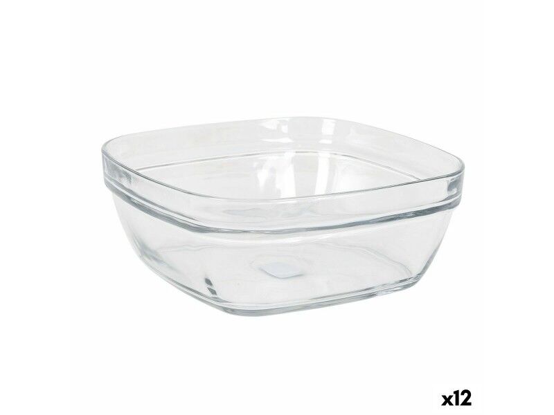 Miska do Sałatki Duralex Lys Układane w stosy 2 L 20 x 20 x 8 cm (12 Sztuk)