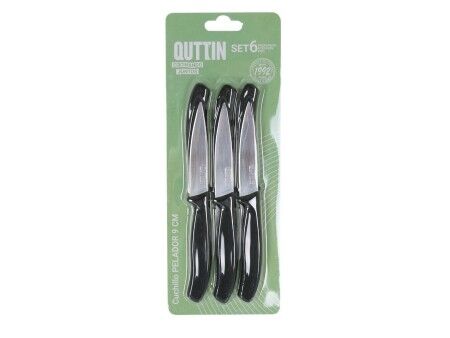 Zestaw Noży Obierająych Quttin Basic 6 Części 19,5 x 2 x 1 cm (12 Sztuk)