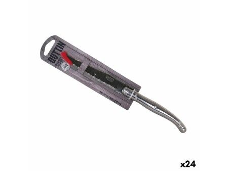 Nóż do kotletów Quttin 11,5 cm Srebrzysty (24 Sztuk)