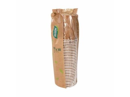 Zestaw kieliszków Algon Jednorazowe Karton papier pakowy 30 Części 250 ml (20 Sztuk)