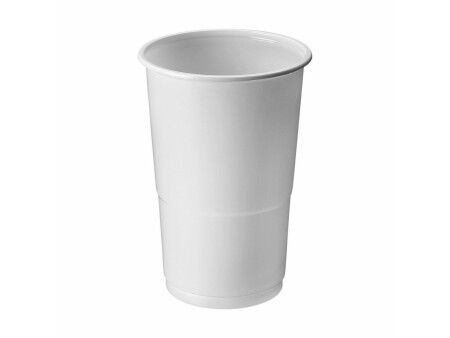 Zestaw szklanek wielokrotnego użytku Algon Biały 25 Części 250 ml (48 Sztuk)