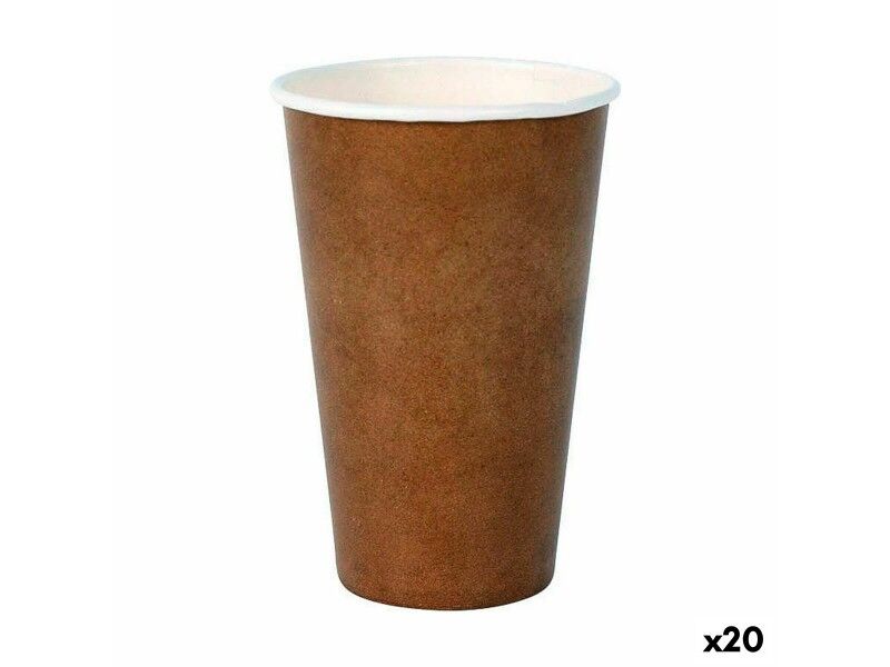 Zestaw kieliszków Algon Jednorazowe Karton papier pakowy 35 Części 350 ml (20 Sztuk)