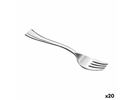 Zestaw widelców wielokrotnego użytku Algon Srebrzysty 50 Części 10 cm (20 Sztuk)
