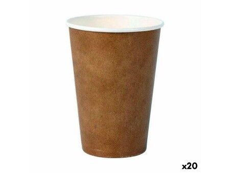 Zestaw kieliszków Algon Jednorazowe Karton papier pakowy 45 Części 220 ml (20 Sztuk)