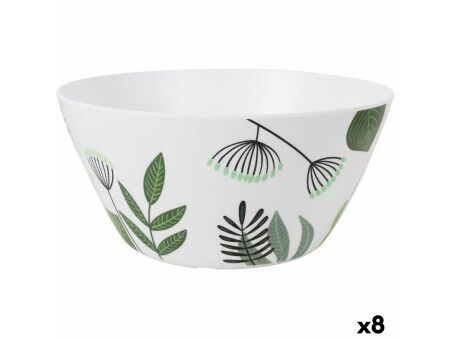 Miska do Sałatki La Mediterránea Flora Melamina 25,5 x 12 cm (8 Sztuk)