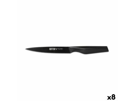 Nóż Szefa Kuchni Quttin Black Edition 13 cm 1,8 mm (8 Sztuk)