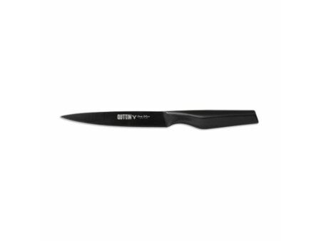Nóż Szefa Kuchni Quttin Black Edition 13 cm 1,8 mm (8 Sztuk)