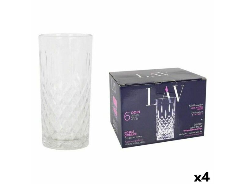 Zestaw kieliszków LAV Odin 6 Części (4 Sztuk) (356 ml)