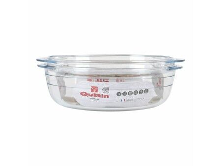 Garnek z Pokrywką Quttin 63095 Szkło 33 x 20 x 13 cm (3L + 1L)