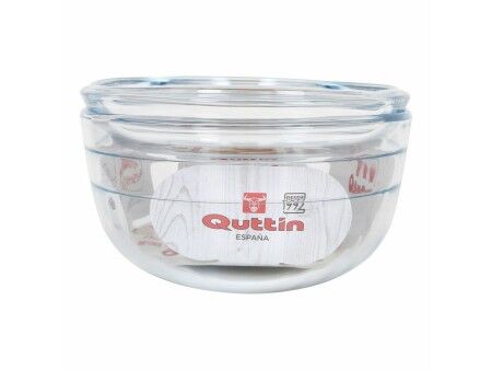 Garnek z Pokrywką Quttin 63095 Szkło 33 x 20 x 13 cm (3L + 1L)