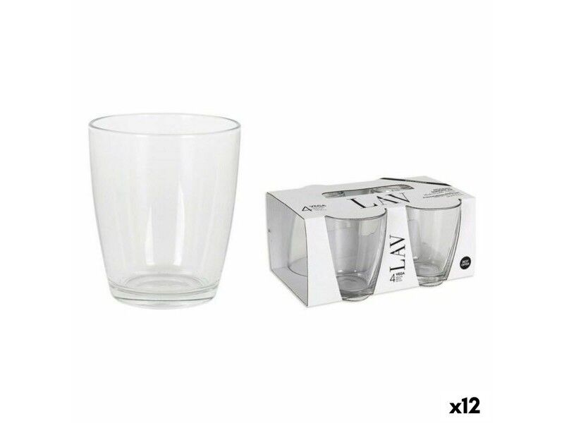Zestaw kieliszków LAV 65357 340 ml 4 Części (4 Sztuk) (12 Sztuk)
