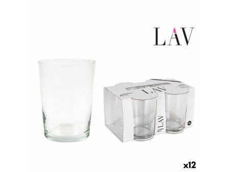 Zestaw kieliszków LAV Best offer 4 Części (4 Sztuk) (12 Sztuk) (520 ml)