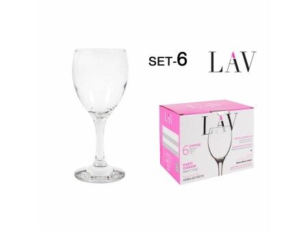 Zestaw kieliszków do wina LAV Biały 200 ml 6 Części (4 Sztuk)