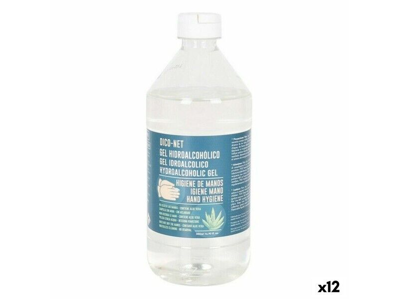 Żel Hydroalkoholowy Dico-net 70% 500 ml (12 Sztuk)
