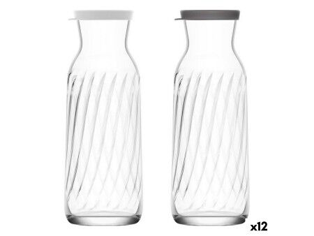 Kryztałowa butelka LAV 1,2 L Z pokrywką (12 Sztuk)