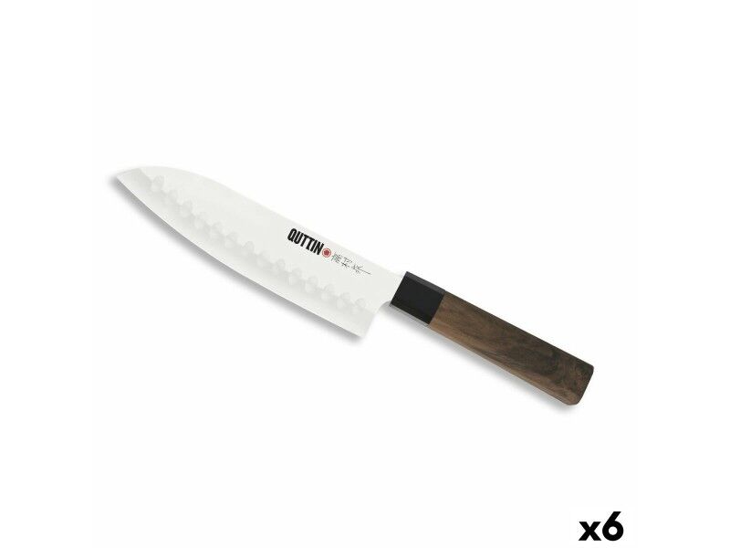 Nóż kuchenny Quttin Santoku Takamura 17 cm (6 Sztuk)