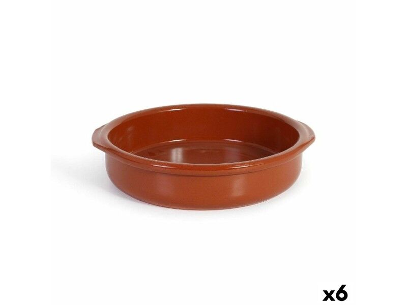 Garnek Azofra Terakota 26 x 24,5 x 6 cm (6 Sztuk)