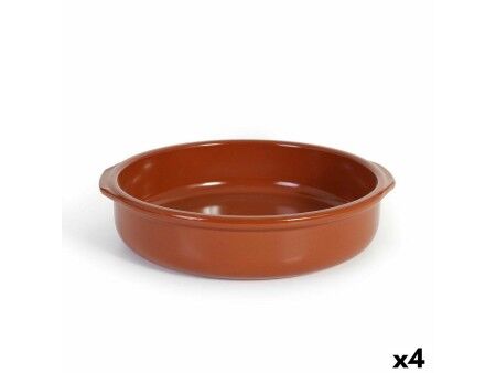 Garnek Azofra Terakota 31 x 29,5 x 7,5 cm (4 Sztuk)