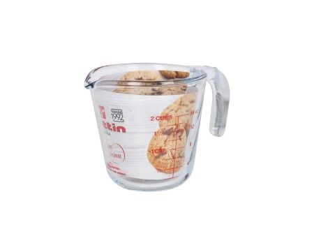 Dzbanek Pomiarowy Quttin Przezroczysty 500 ml Szkło (6 Sztuk)