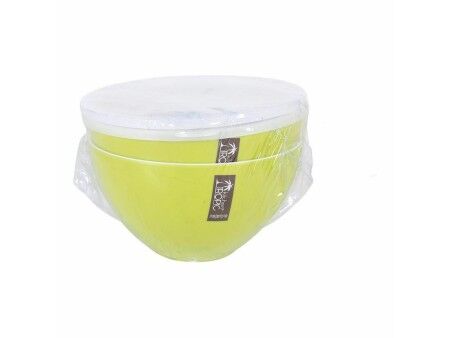 Miska do Sałatki Kitchen Tropic   Kolor Zielony Z pokrywką 2 Części (8 Sztuk)