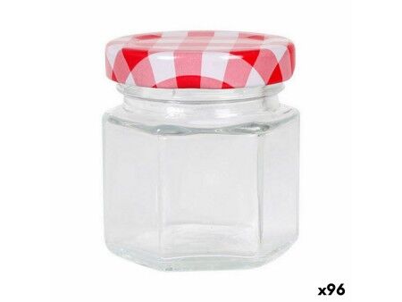 Przezroczysty szklany słoik Mediterraneo Szkło 45 ml (96 Sztuk)