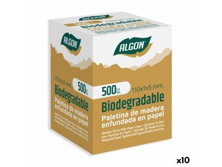 Mieszadło do kawy Algon Torba Drewno 10 Sztuk