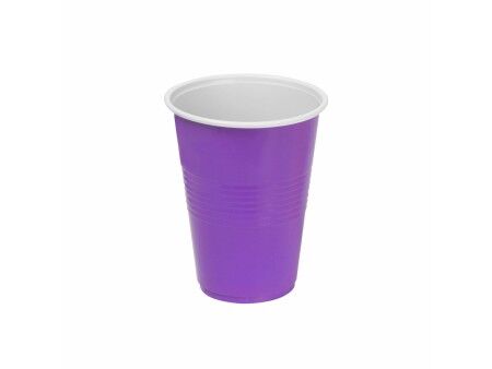 Zestaw szklanek wielokrotnego użytku Algon Fuksja 24 Sztuk 250 ml (25 Części)