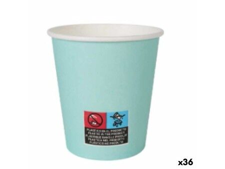 Zestaw kieliszków Algon Karton Jednorazowe Kwarcowe tygrysie oko 36 Sztuk 200 ml (24 Części)