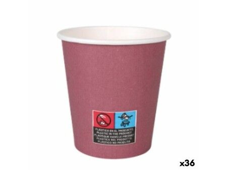 Zestaw kieliszków Algon Karton Jednorazowe Bordeaux 36 Sztuk 200 ml (24 Części)