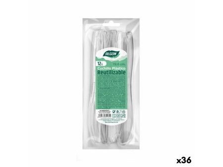 Zestaw noży Algon Wielokrotnego użytku Biały 36 Sztuk 19,6 cm