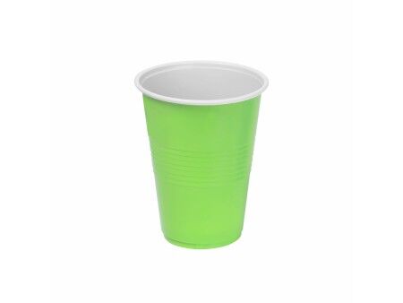 Zestaw szklanek wielokrotnego użytku Algon Kolor Zielony 24 Sztuk 250 ml (25 Części)