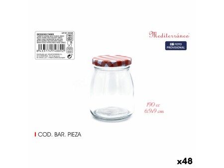 Szklana Butelka Mediterraneo Uniwersalny 190 ml Szkło (48 Sztuk)